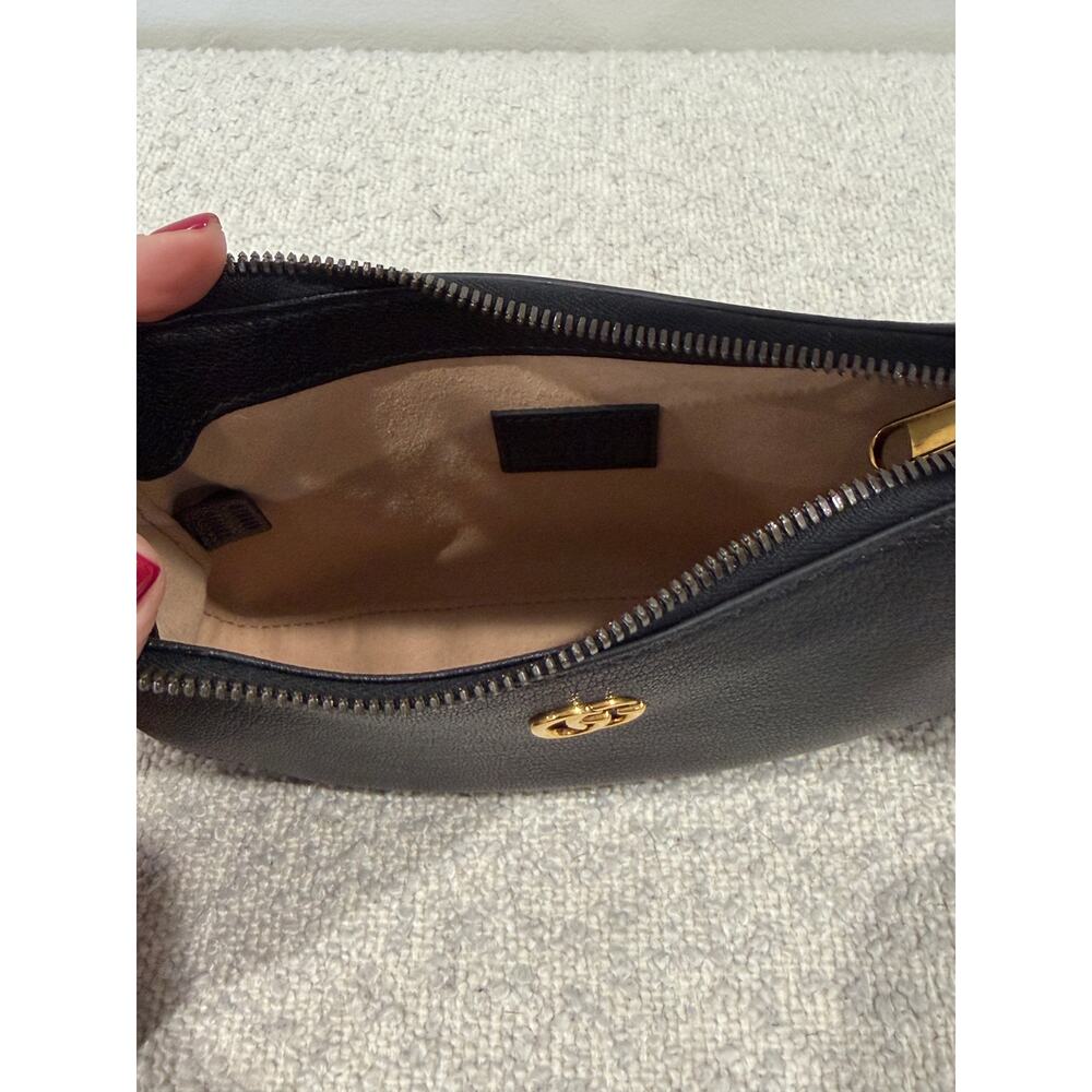 Gucci Mini Aphrodite Tote Bag in Black Leather NWT - Picture 5 of 9